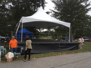 Mobile stage Franklin Township