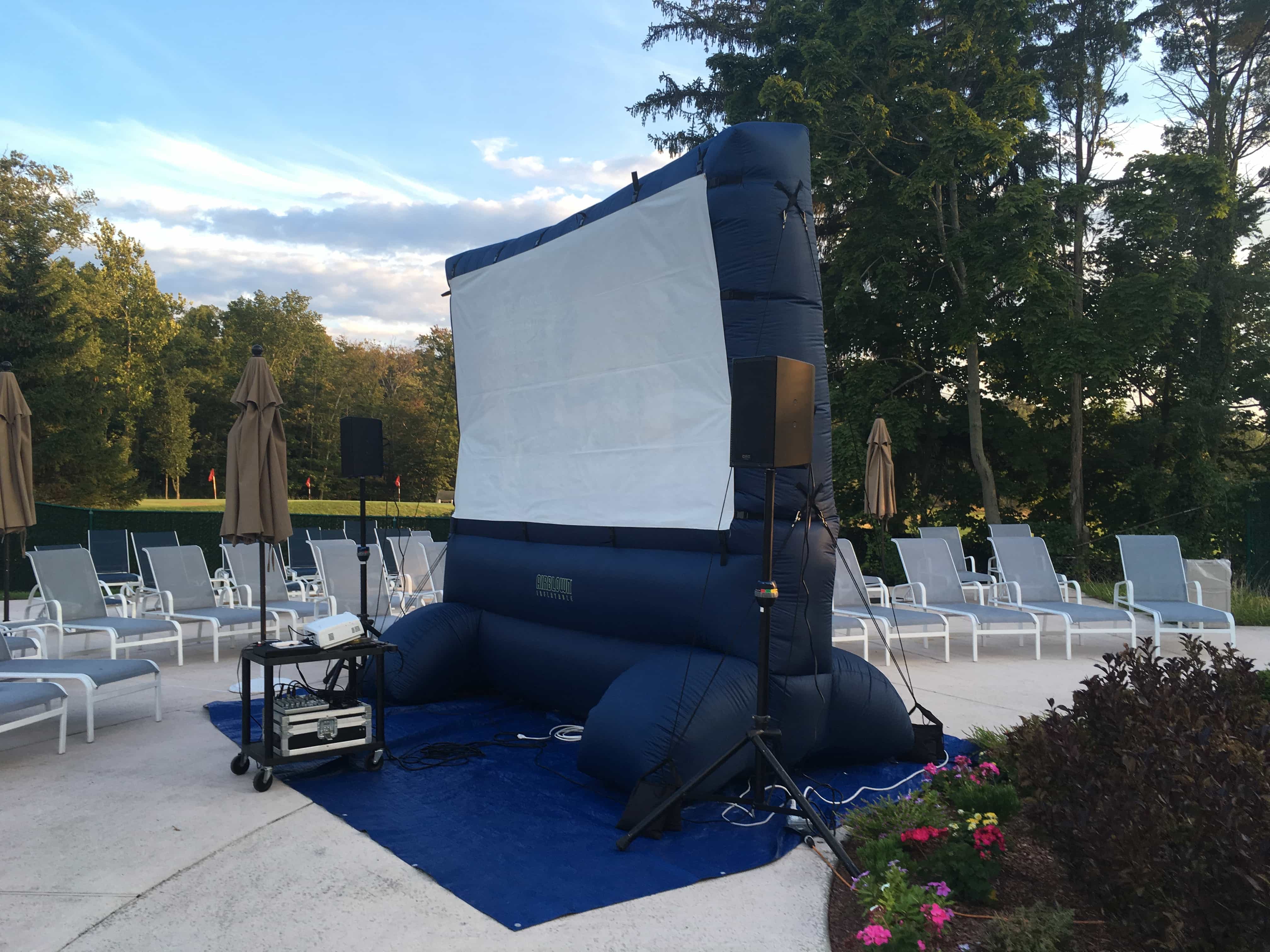 Outdoor Movie Screen Rentals- CMT Sound Systems